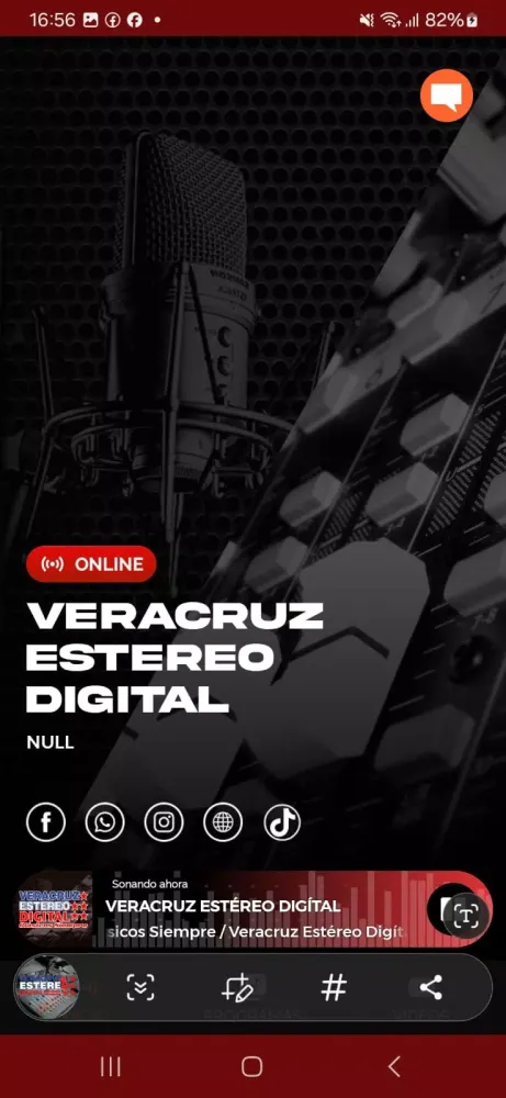ภาพหน้าจอของ Veracruz Estéreo Digital