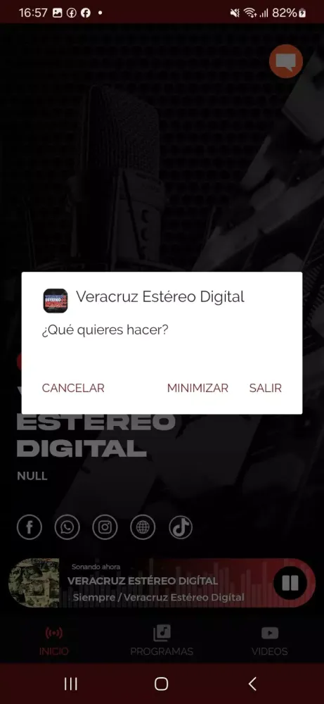 ภาพหน้าจอของ Veracruz Estéreo Digital