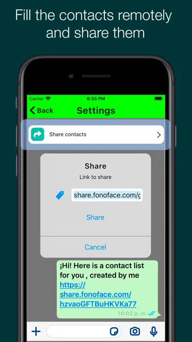 Fonoface: Big Dialer and Phone স্ক্রিনশট