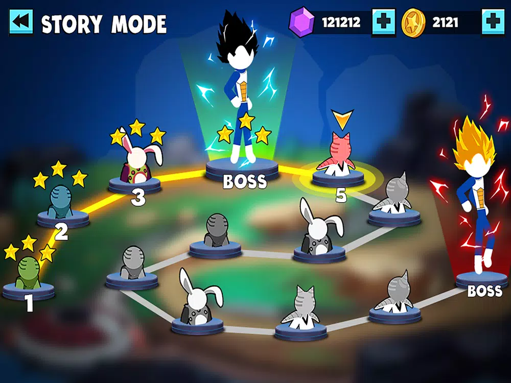 Capturas de pantalla de Stickman Combat iPad 