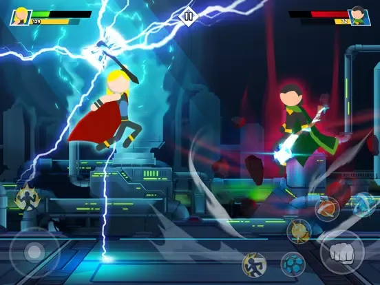 Stickman Combat : Superhero iPad 应用截图