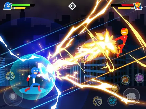 Stickman Combat : Superhero iPad 应用截图