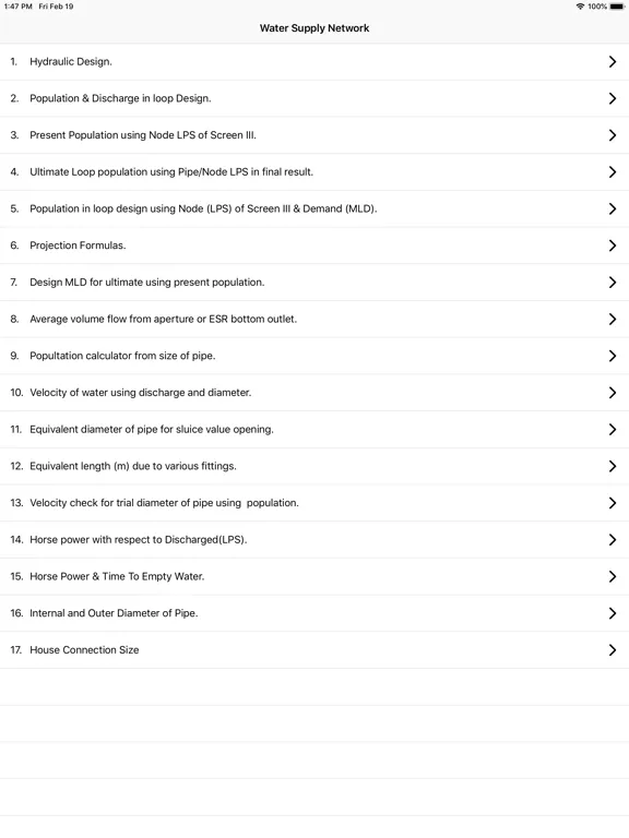 Node 24x7 Water Supply Network iPad 应用截图