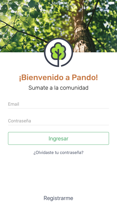 Capturas de tela do Pando Tree