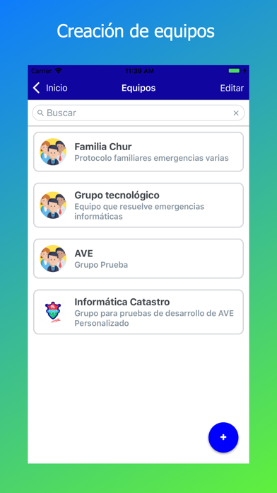 Capturas de tela do AVE Personalizado