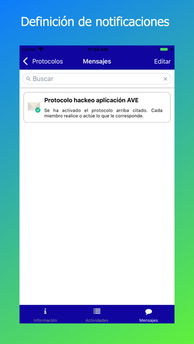 Capturas de tela do AVE Personalizado