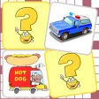 Vehicle Matching for Kindergarten - Car Educational