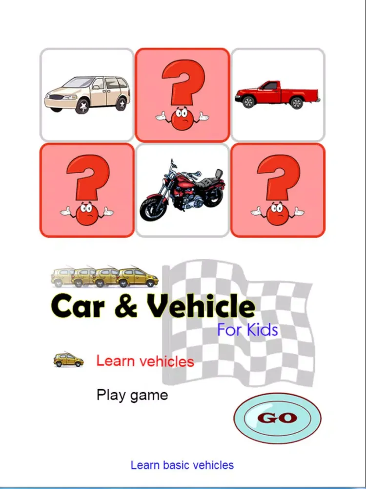ภาพหน้าจอของ Vehicle Matching for Kindergarten - Car Educational iPad 