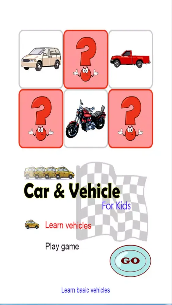ภาพหน้าจอของ Vehicle Matching for Kindergarten - Car Educational