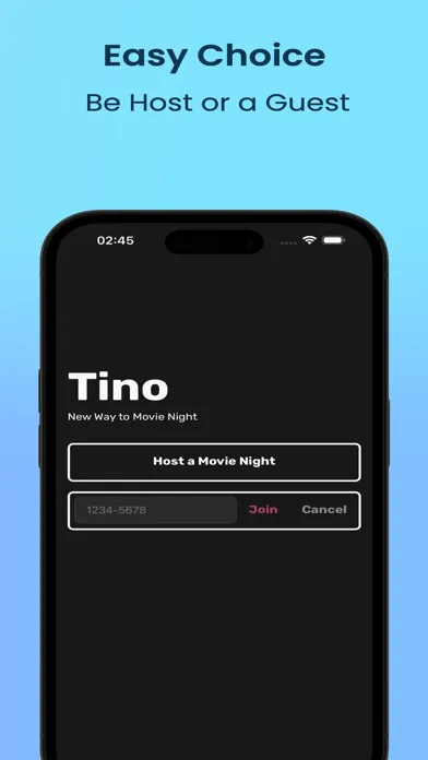Capturas de pantalla de Tino | Movie Night Game