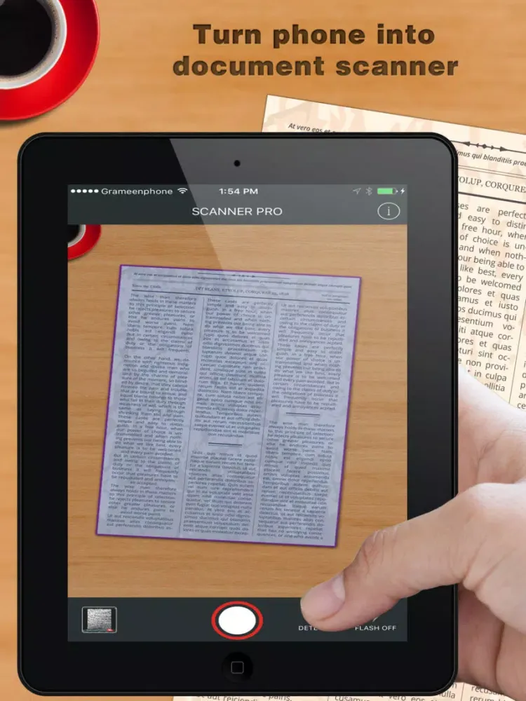 Capturas de tela do Scanner OCR - Best Document Scan To PDF File.s App iPad 