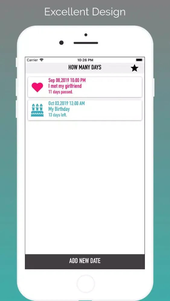 Countdown Days - Event Ticker应用截图