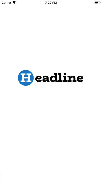 Capturas de tela do Headline