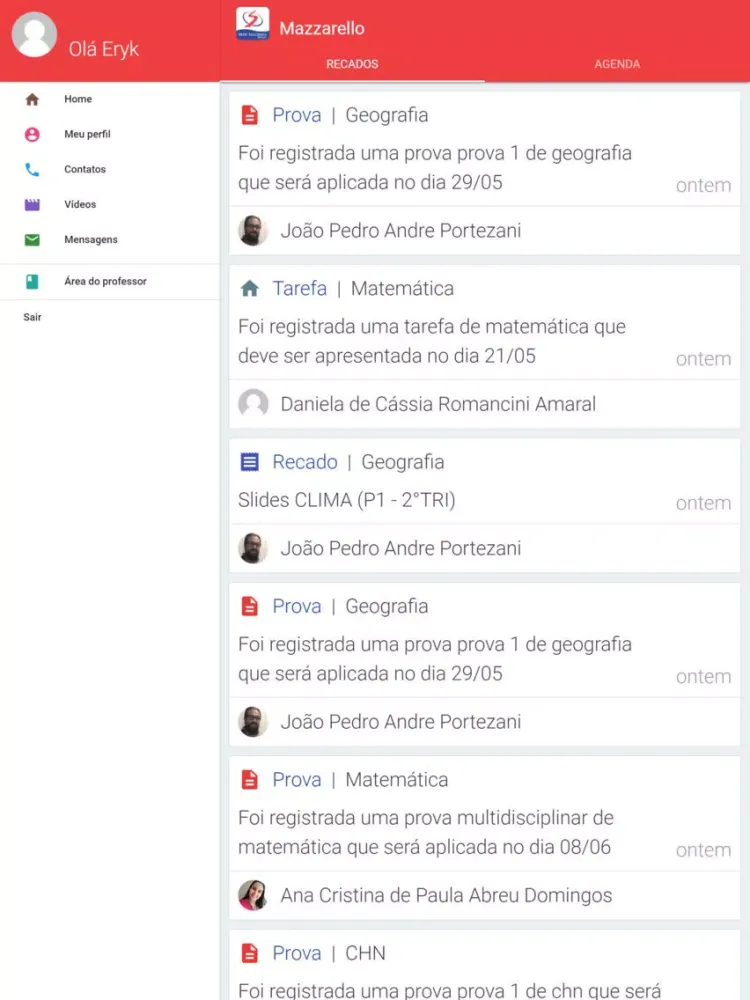 Tangkapan skrin Mazzarello iPad 