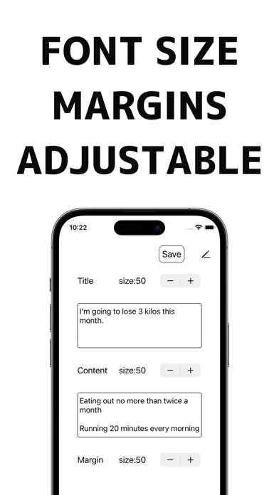 Print your goals on paper स्क्रीनशॉट