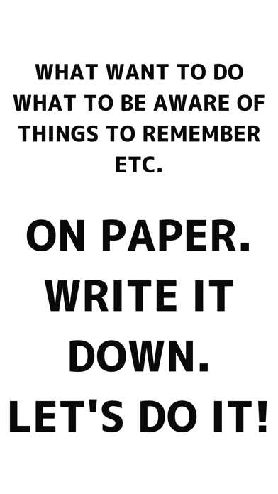 Print your goals on paper स्क्रीनशॉट