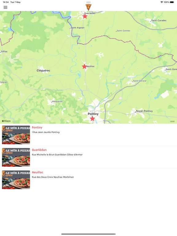 تصاویر Le Mûr à Pizzas Express iPad 