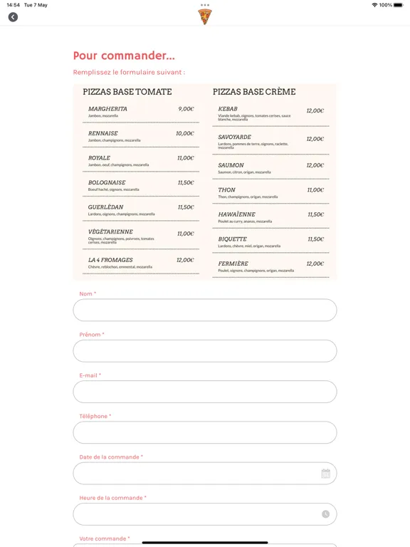 تصاویر Le Mûr à Pizzas Express iPad 