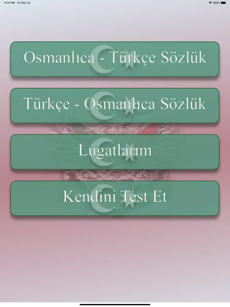 Osmanlıca Lugat Sözlük iPad 应用截图