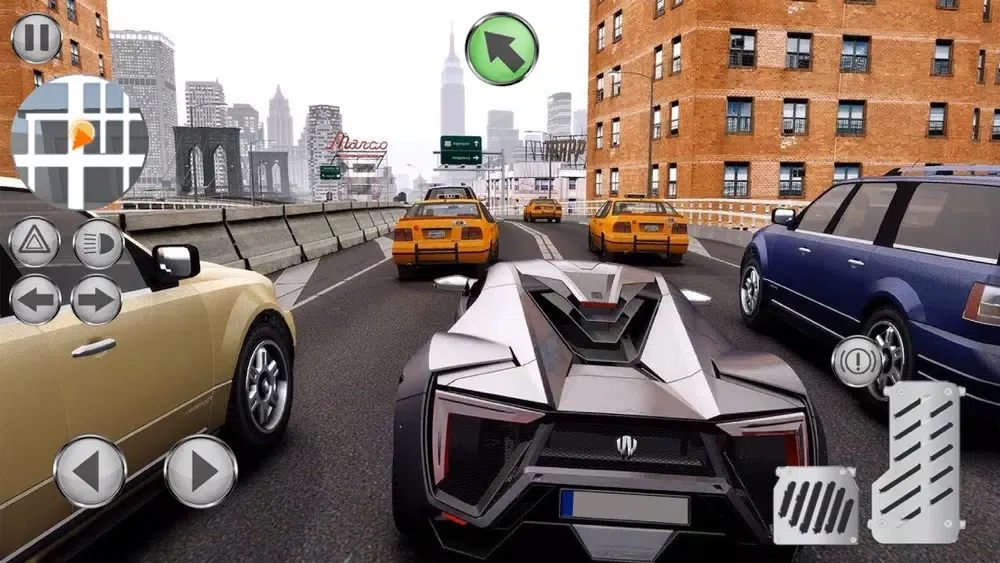 Tangkapan skrin Taxi Driving Simulator 2021 v2