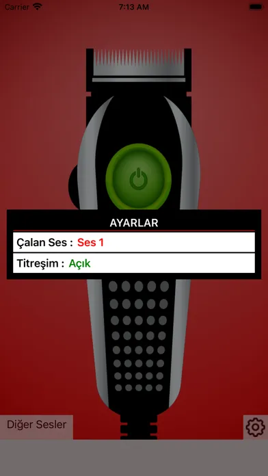 Zrzuty ekranu Şaka :) Tıraş Makinesi