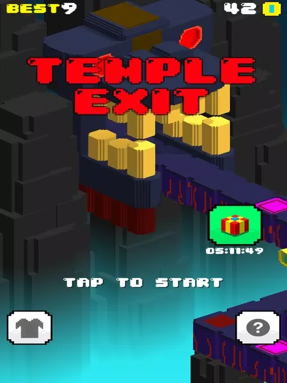 Ảnh chụp màn hình của Temple Exit iPad 
