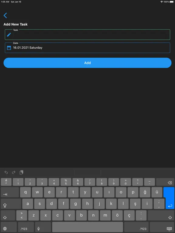 Zrzuty ekranu TASKY Task Manager iPad 