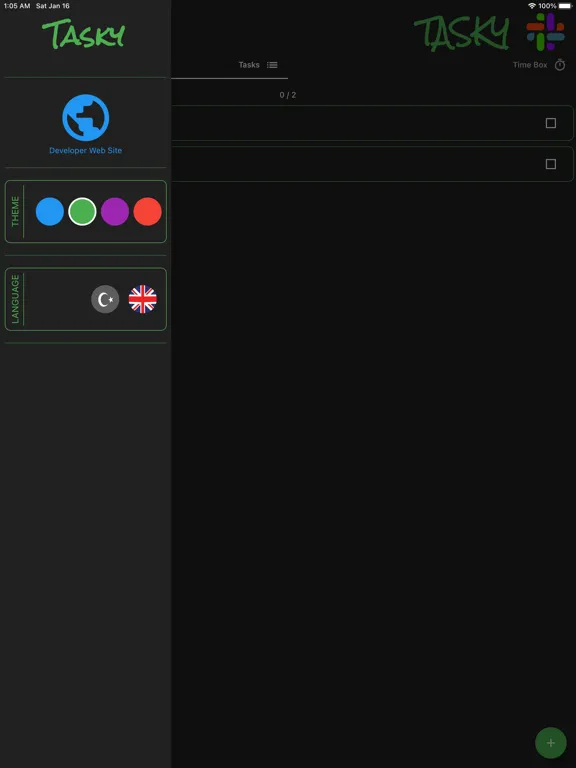 Zrzuty ekranu TASKY Task Manager iPad 