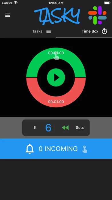 Zrzuty ekranu TASKY Task Manager