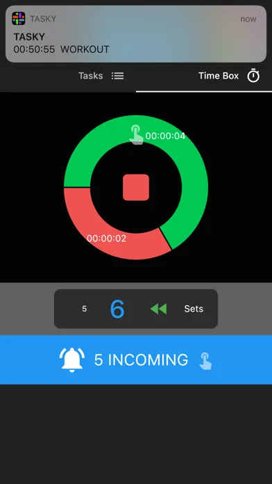 Zrzuty ekranu TASKY Task Manager