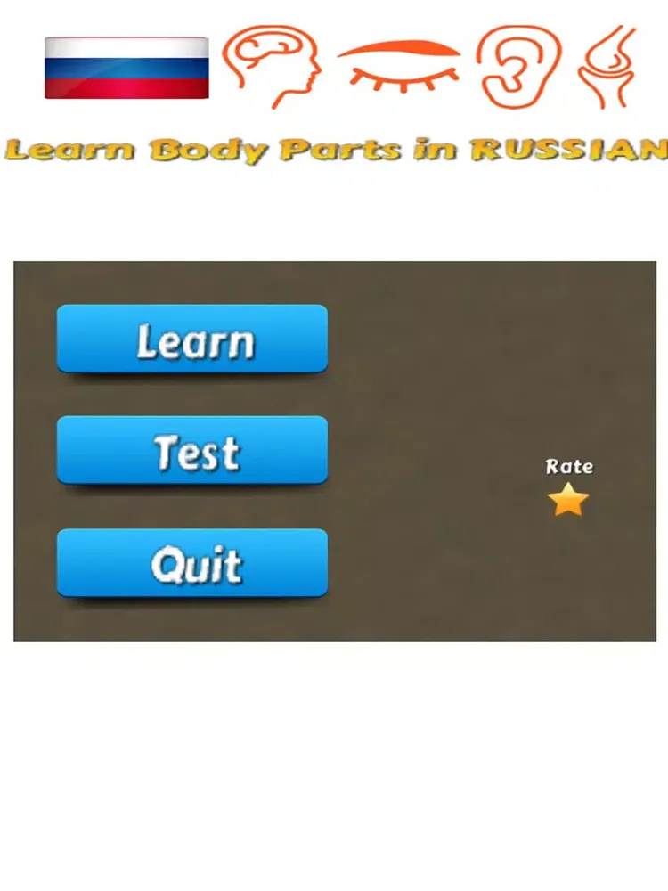 Capturas de tela do Learn Body Parts in Russian iPad 