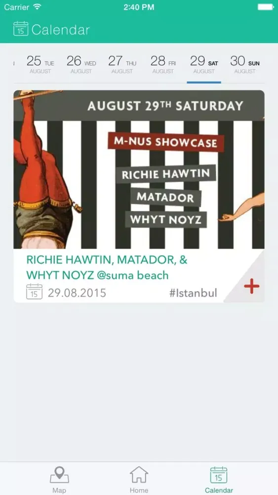 Screenshot di Eventlist - Explore the rhythm of the city