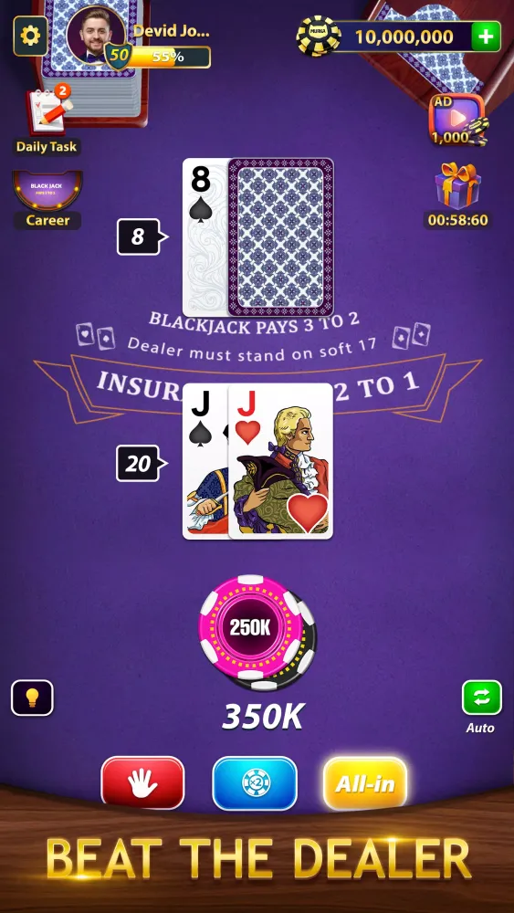 Capturas de pantalla de BlackJack