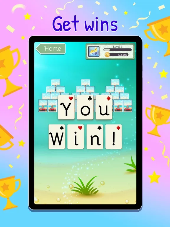 Capturas de tela do TriPeaks Solitaire Deluxe® 2 iPad 