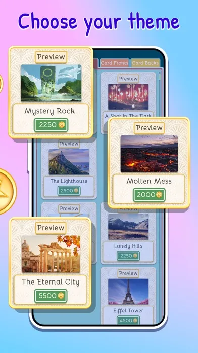 Capturas de tela do TriPeaks Solitaire Deluxe® 2