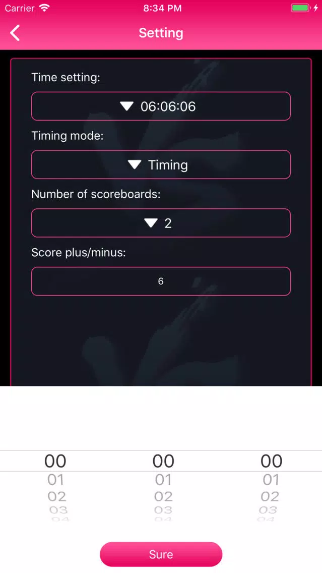 Captures d'écran de Scoring helper - timer