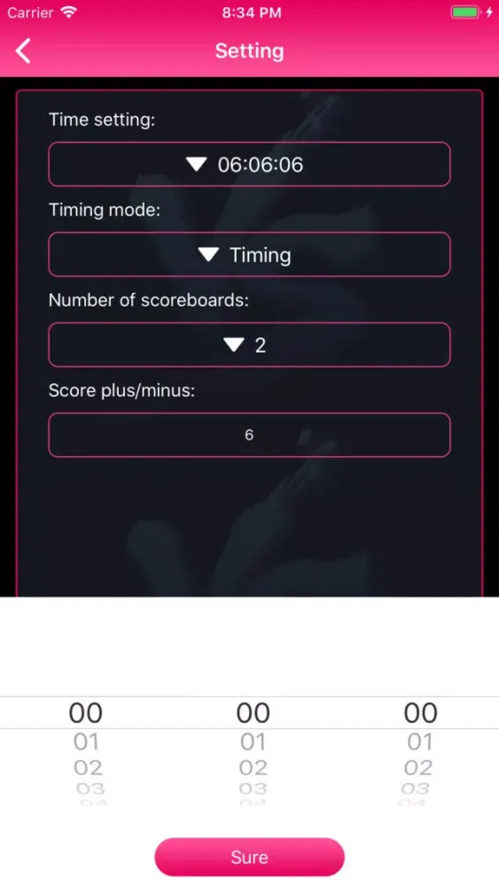 Scoring helper - timer Screenshots