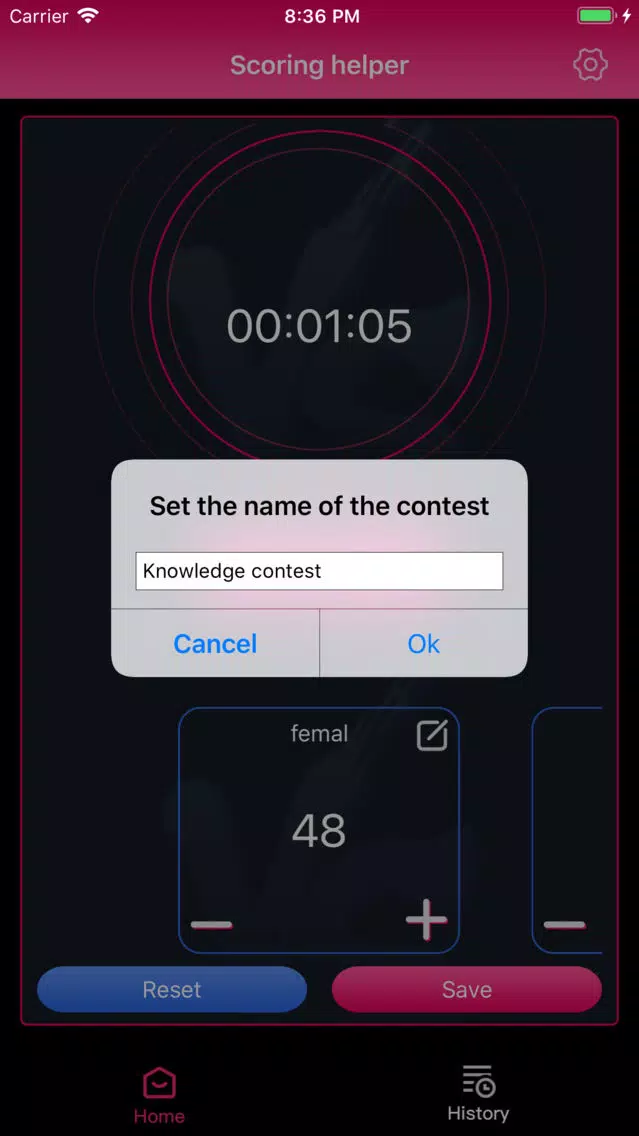 Captures d'écran de Scoring helper - timer