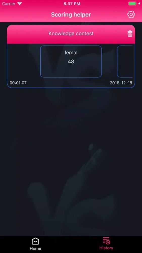 Scoring helper - timer Screenshots