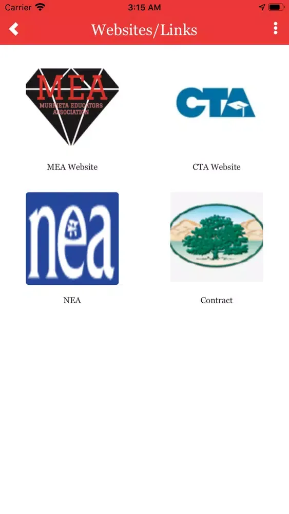 Ảnh chụp màn hình của Murrieta Educators Association