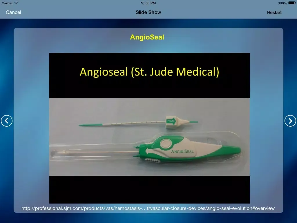 Ảnh chụp màn hình của Medical Devices in Interventional Radiology iPad 