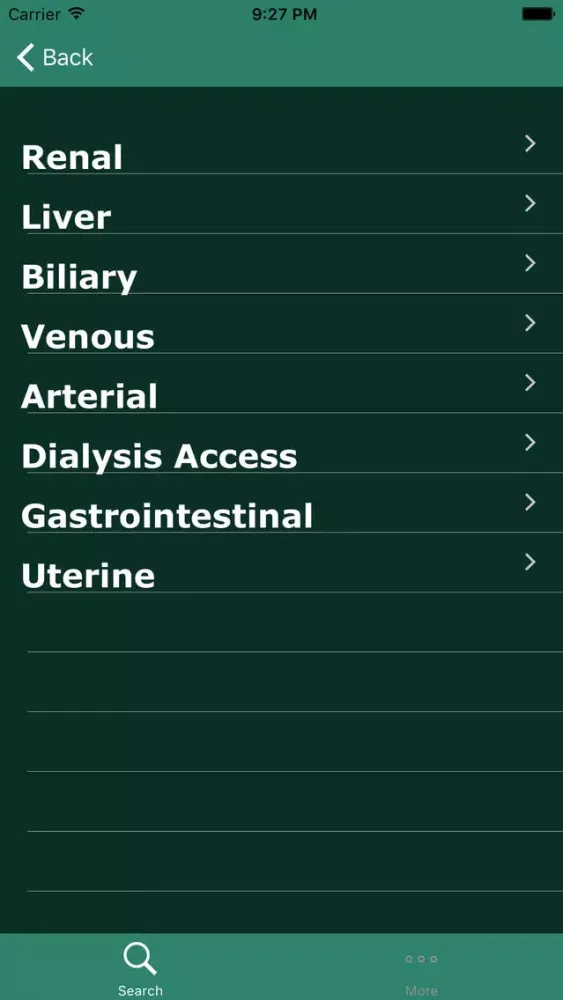 Tangkapan skrin Medications in Interventional Radiology