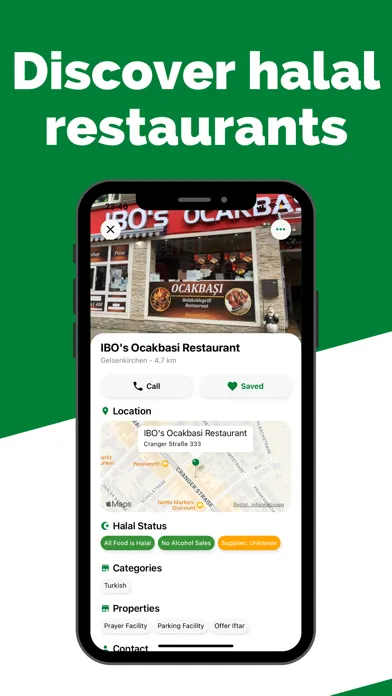 Halal Maps - Halal Restaurants应用截图