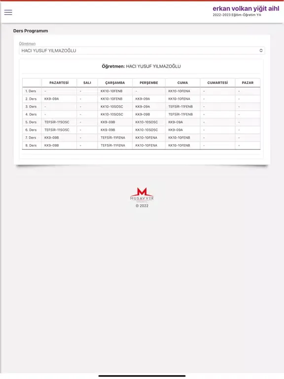Kaşif Online Yoklama iPad  スクリーンショット