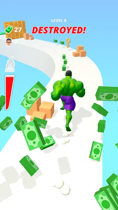 Muscle Rush - Destruction Run Ekran Görüntüleri
