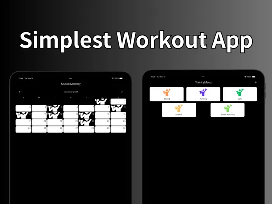 Captures d'écran de MuscleMemory-Workout App- iPad 