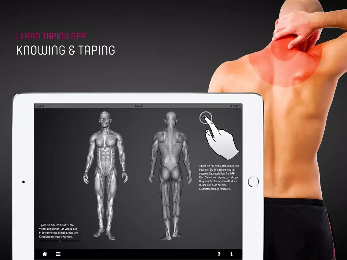 Capturas de tela do Learn Taping App iPad 