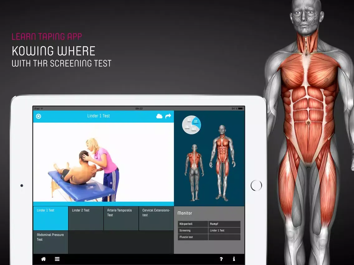 Capturas de tela do Learn Taping App iPad 