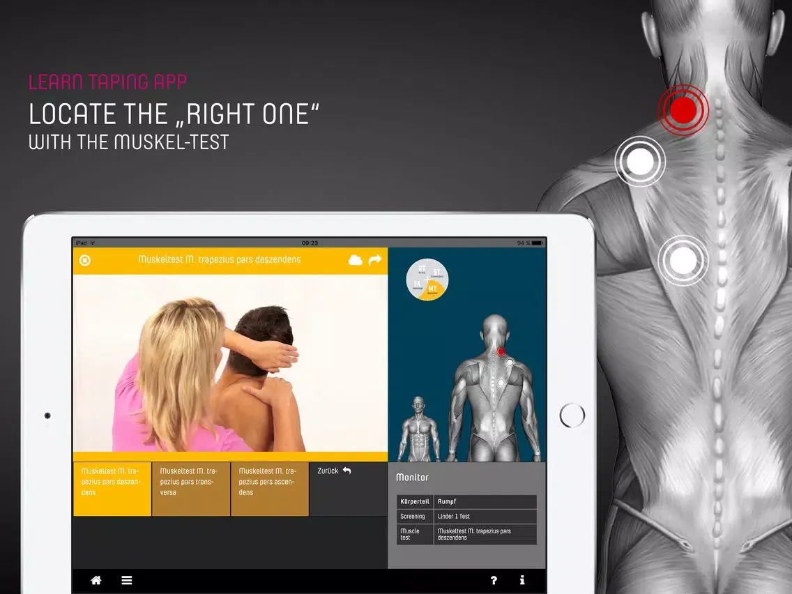 Capturas de tela do Learn Taping App iPad 