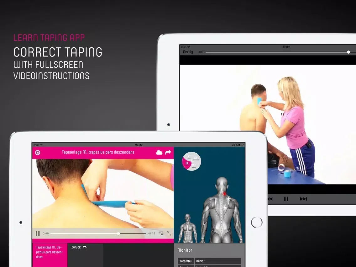 Capturas de tela do Learn Taping App iPad 